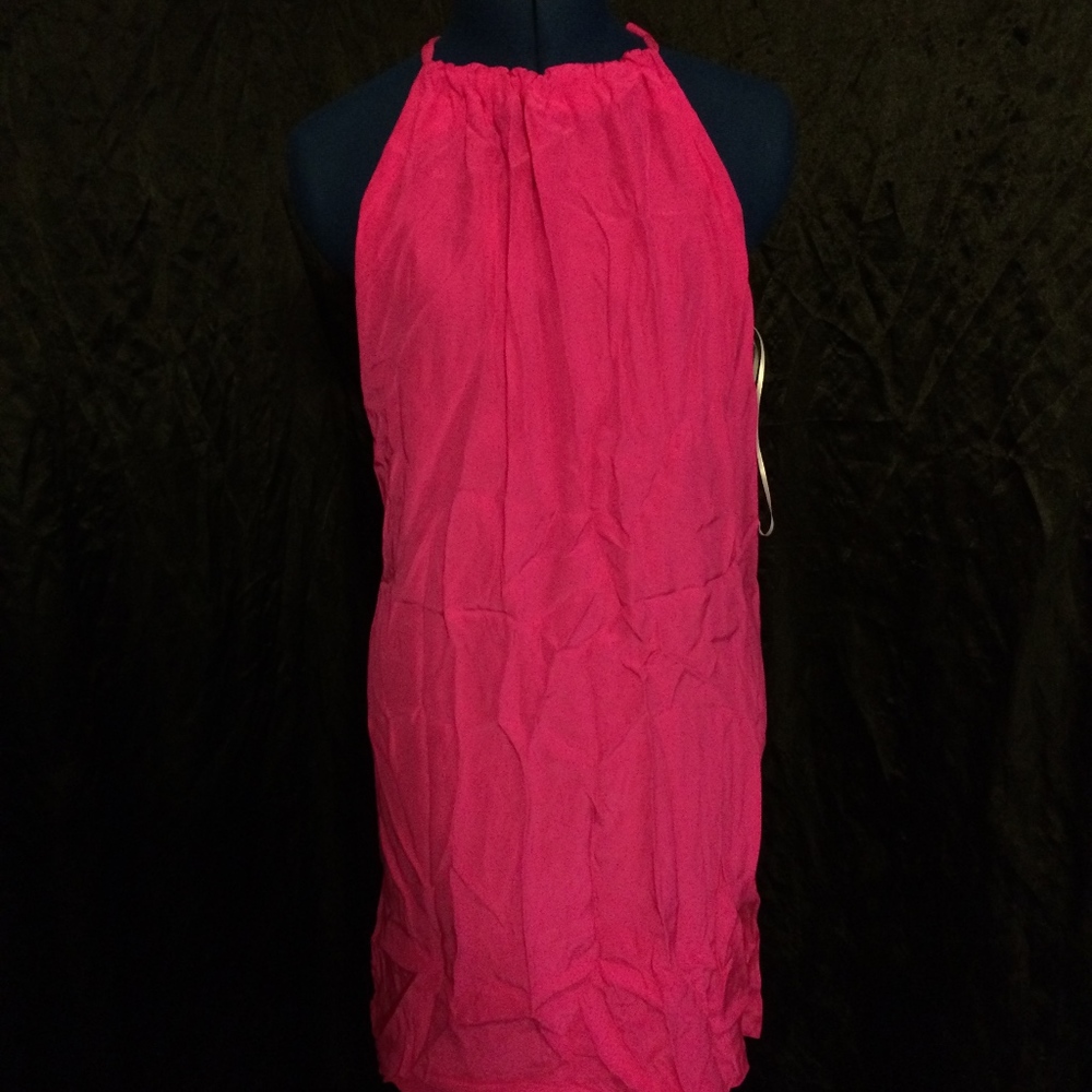 BRAND NEW WITH TAGS alice&trixie rebekkah hot pink halter dress